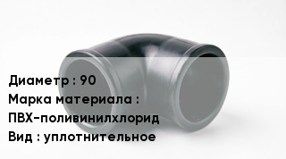 Кольца ПВХ 90 ПВХ-поливинилхлорид уплотнительное